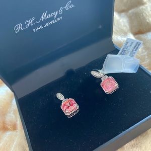 Fine semi-precious cz earrings